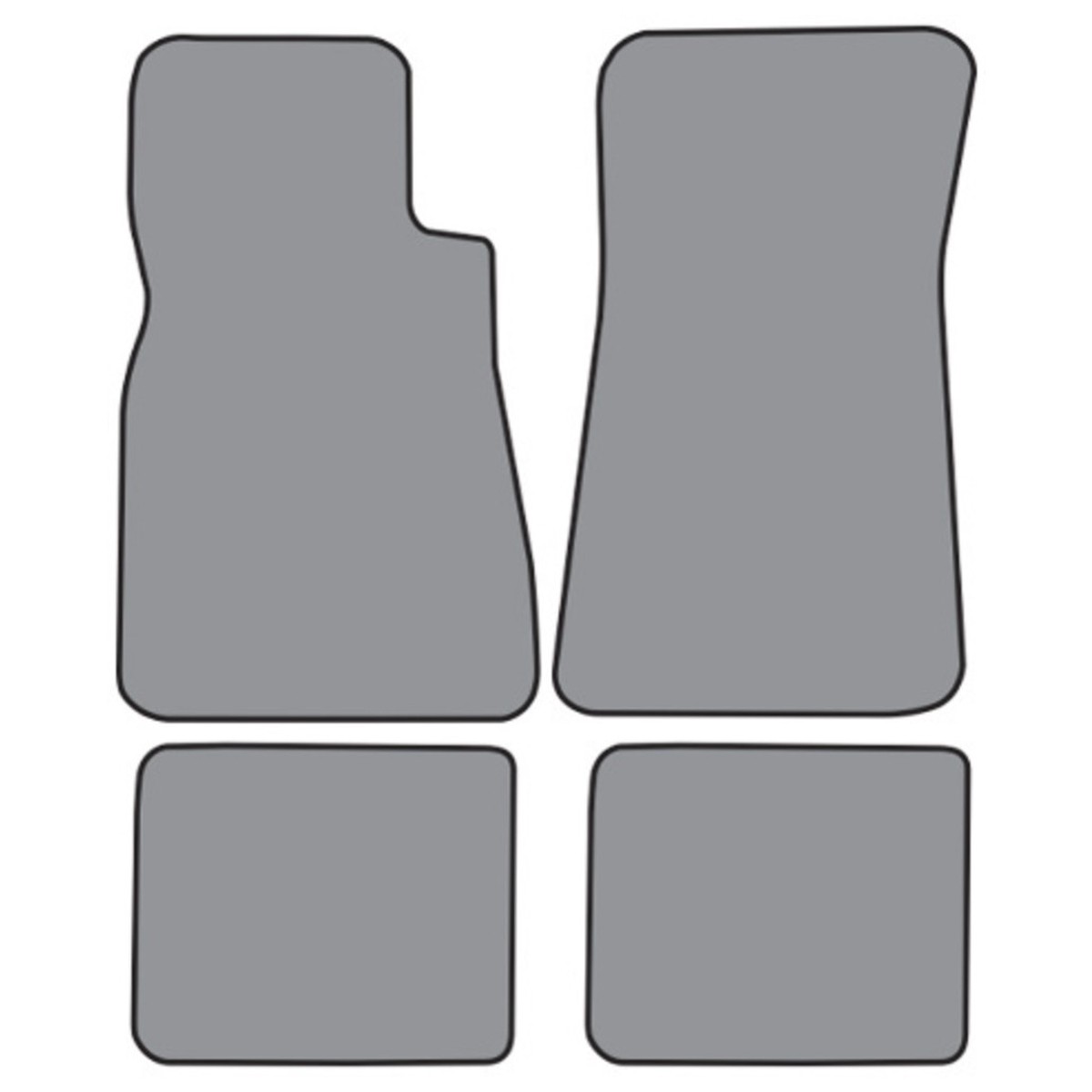 Floor Mats for 1987-1992 Cadillac Brougham Rear Wheel Drive 4pc (FM14F FM18R)