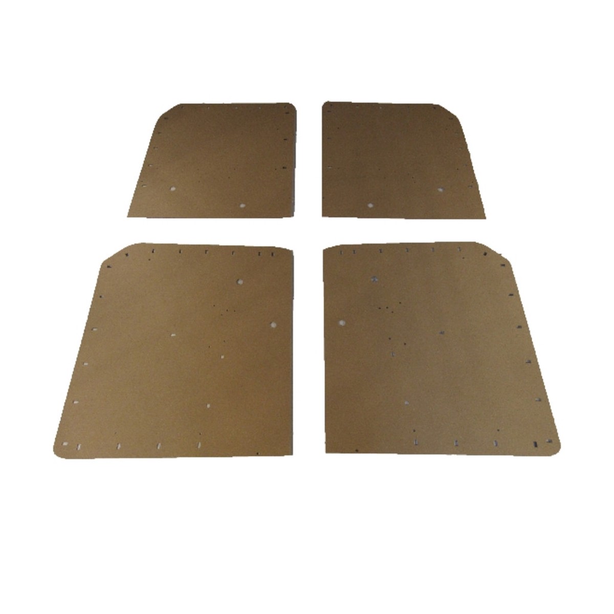 Interior Side Panel Backer Board for 1946-1948 Plymouth P-15 4 Door Sedan 4pc