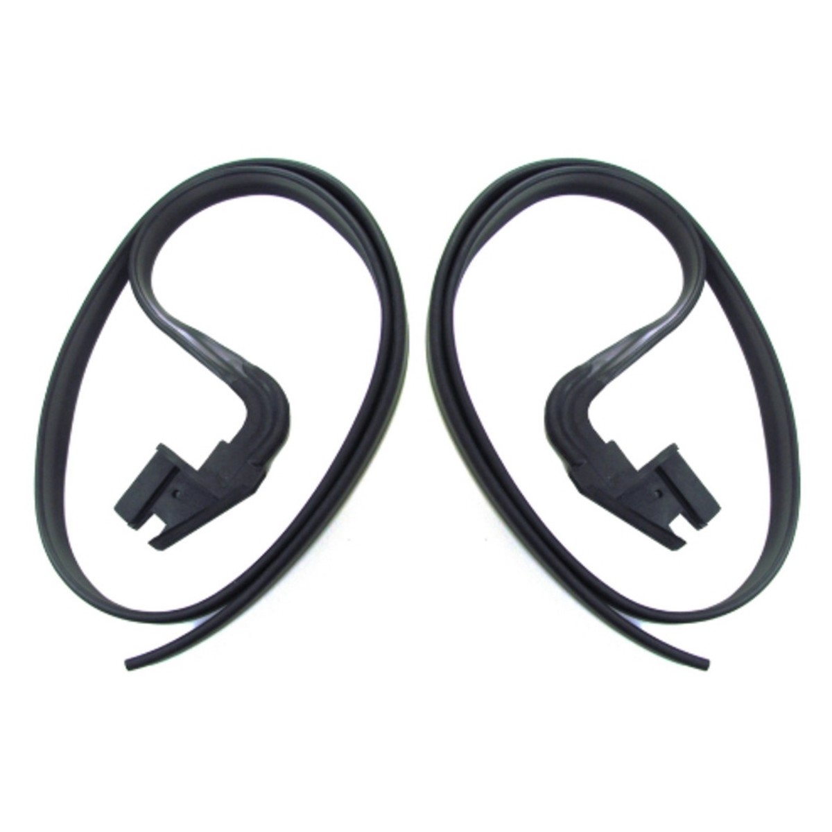 Roof Rail Rubber Weatherstrip Seal Left and Right Hand 2pc for 73-75 ChevyGMC