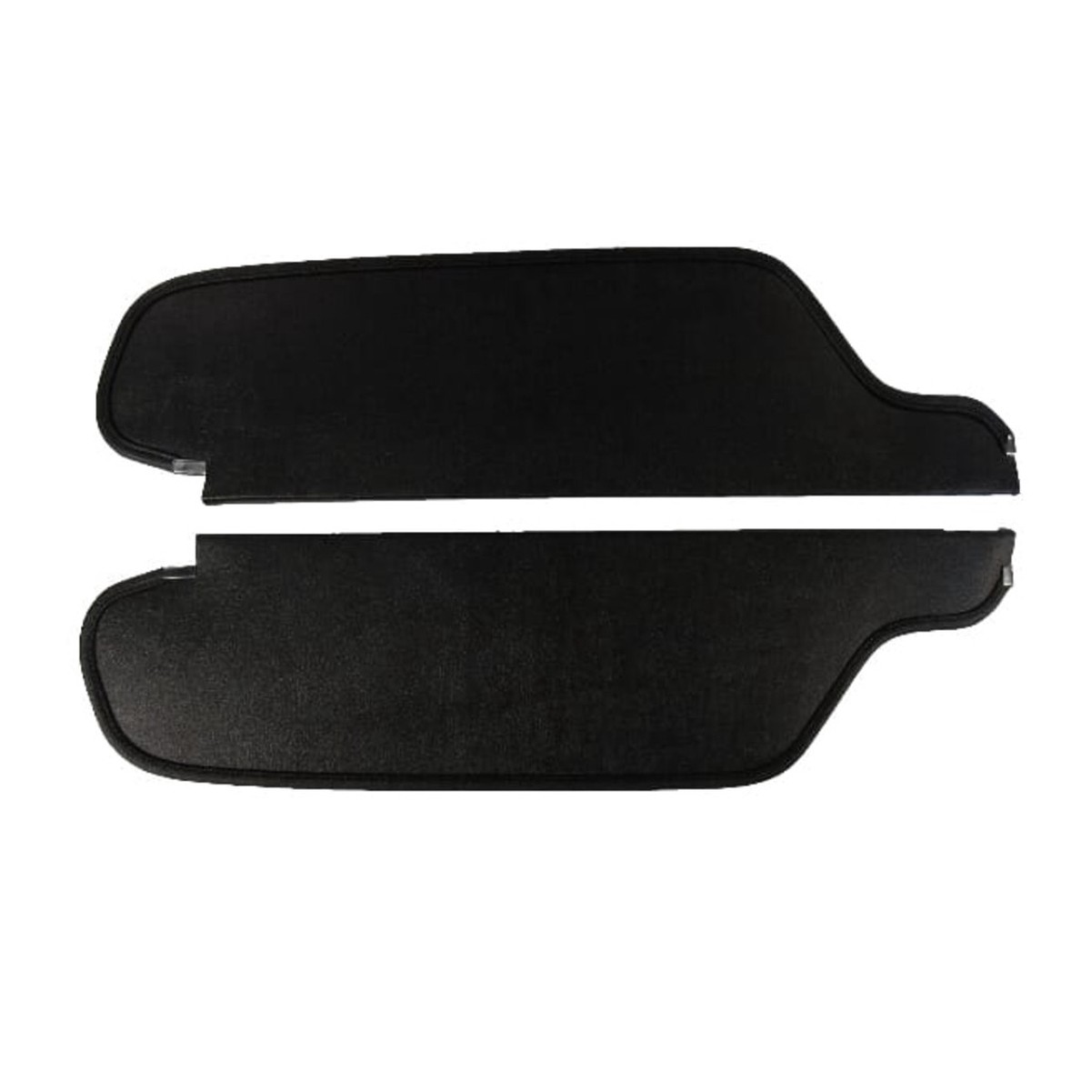 Sun Visor for 1965 Plymouth Sport Fury 2 Door Convertible CardboardFiberboard Cologne Black Cologne Vinyl 2 Piece