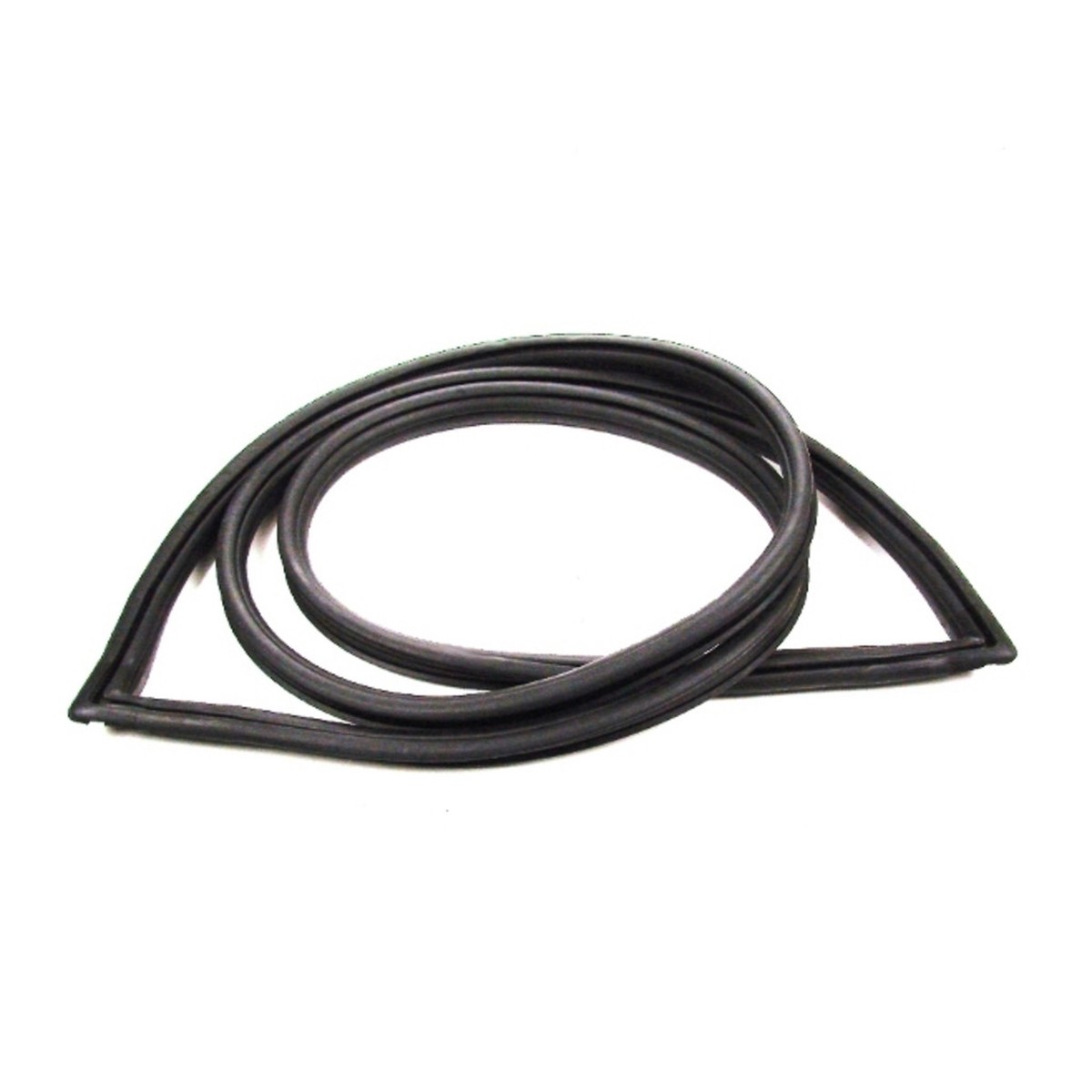 Rear Window Weatherstrip Seal w Trim Groove for Lockstrip for 73-87 ChevyGMC