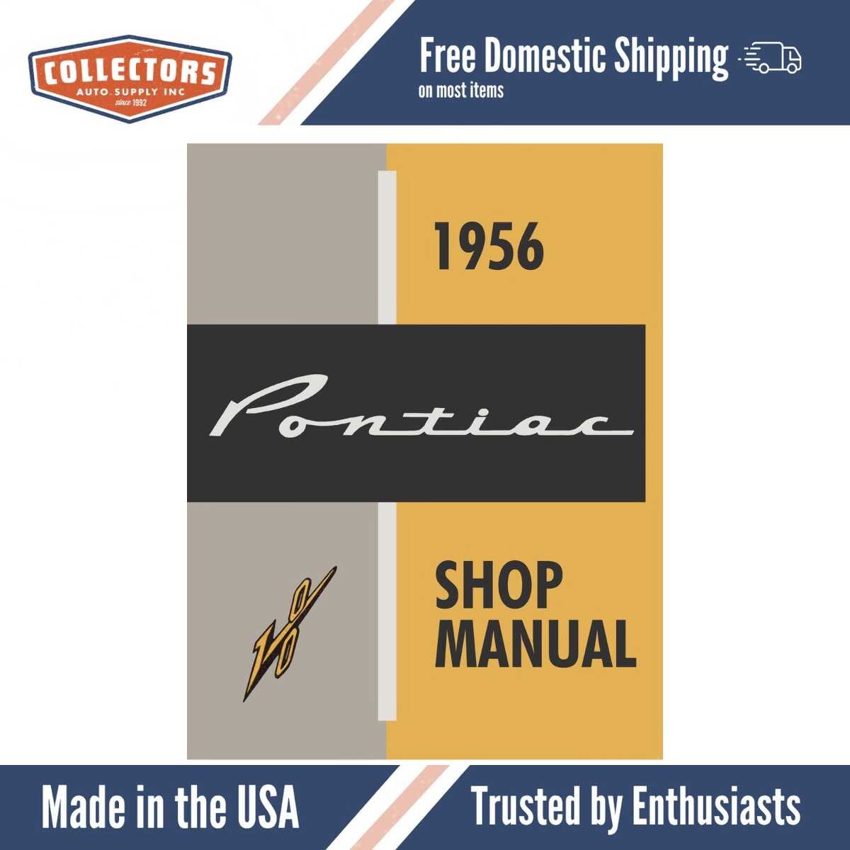 Service Manual for 1956 Pontiac