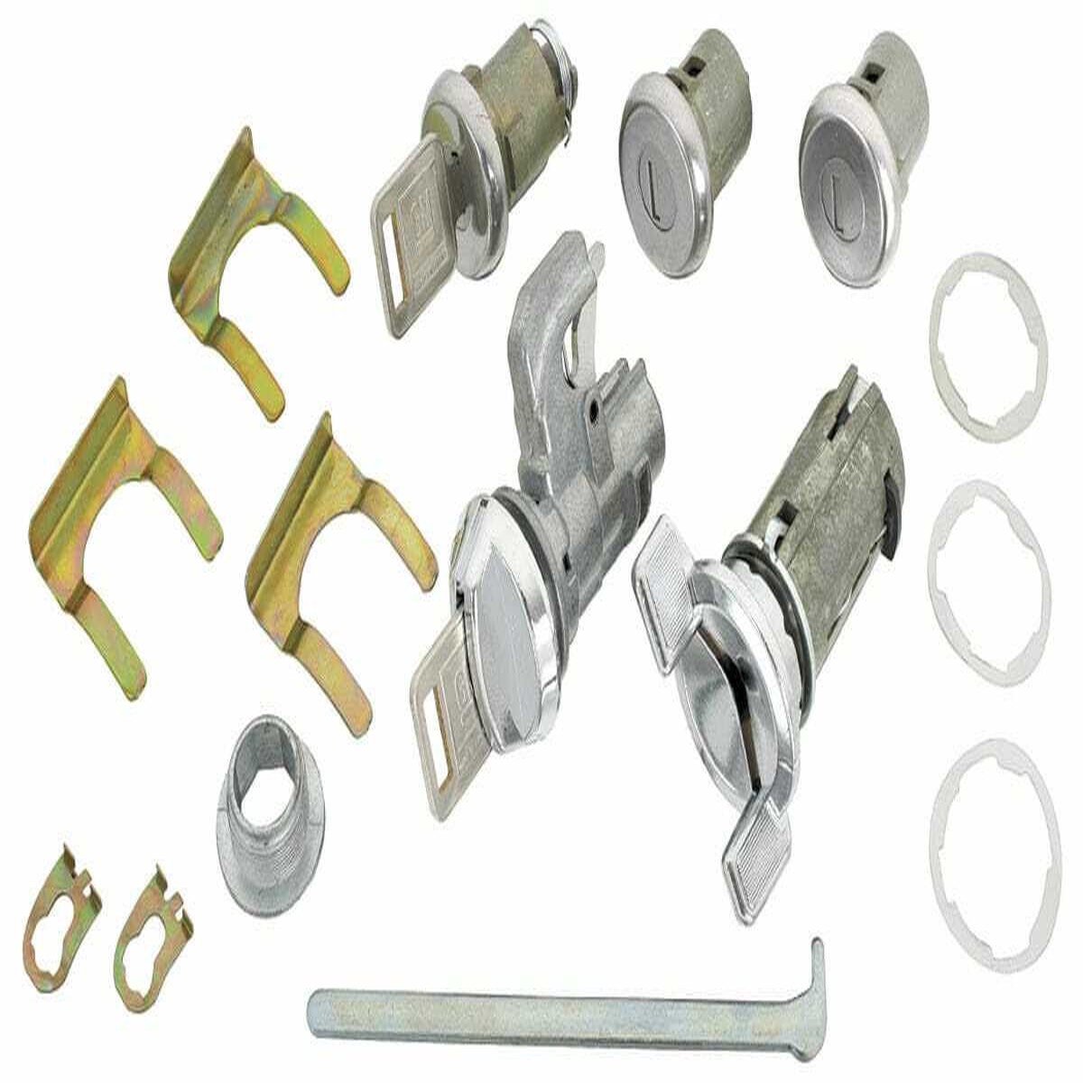Lock Set for 1970-1977 Chevrolet Chevelle Monte Carlo with Square Keys