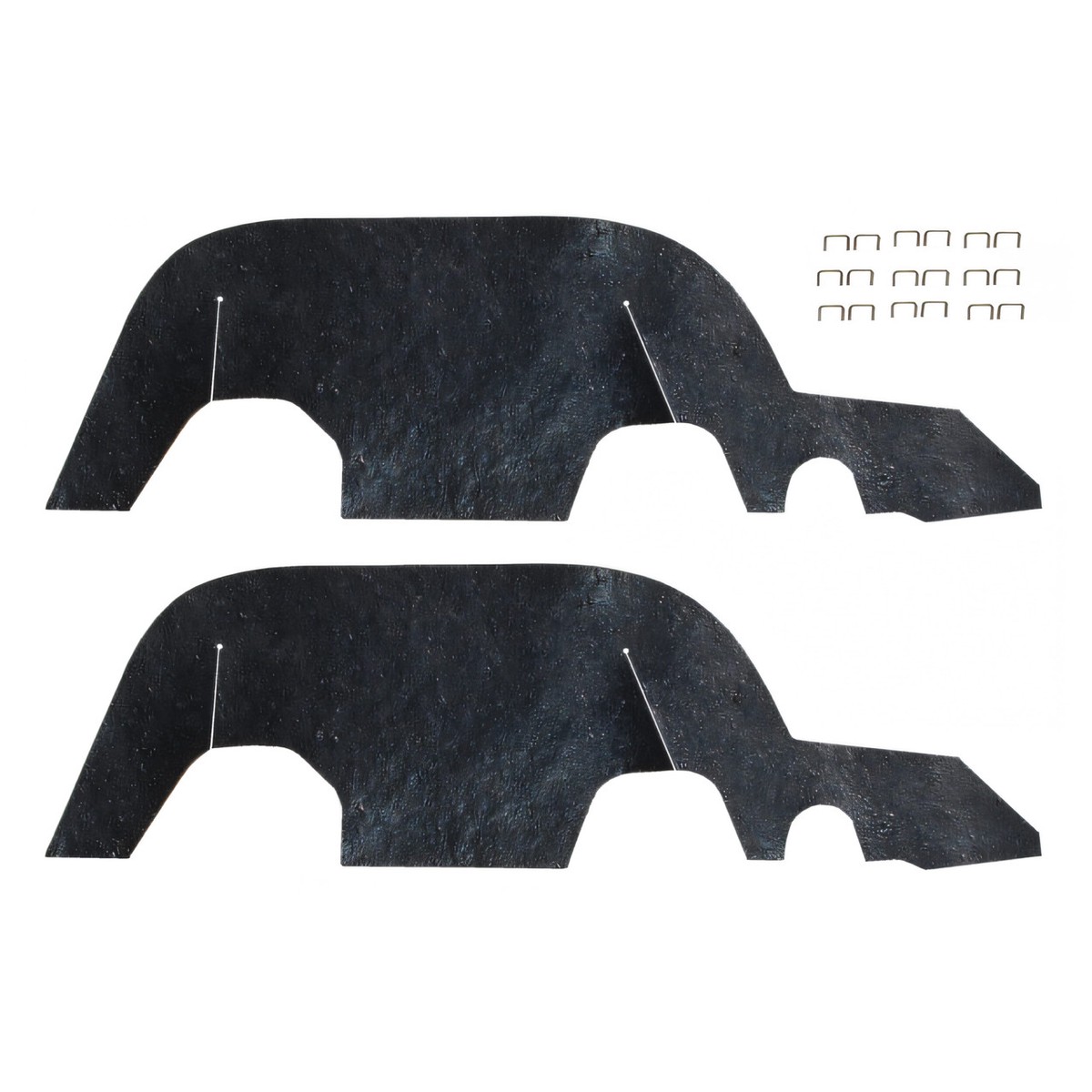 A Arm Dust Shield Pair for 1967 Chevrolet El Camino