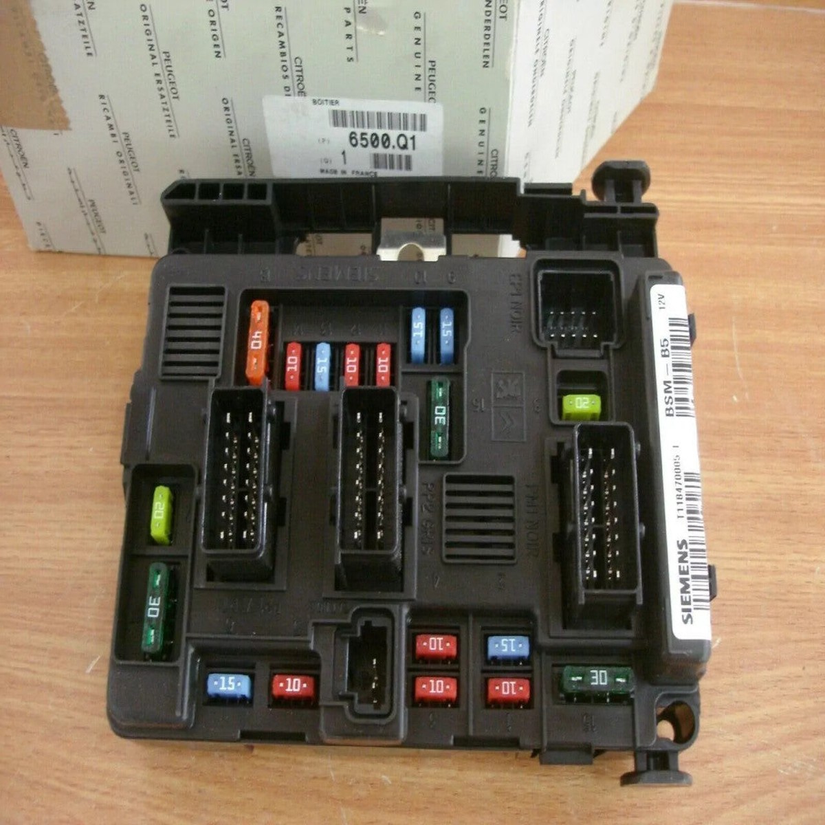 Fuse Box fits Peugeot Partner Citroen Berlingo 6500Q1 Genuine