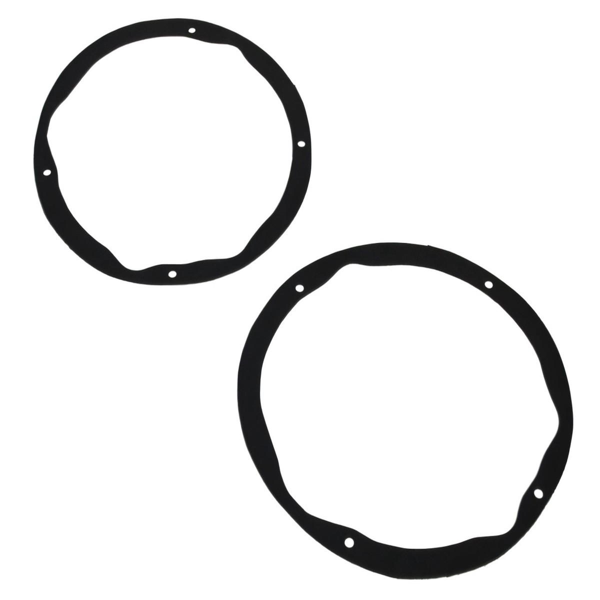 Head Light Bucket Seals Pair for Chevrolet Passenger 1955-56 24DR Rubber