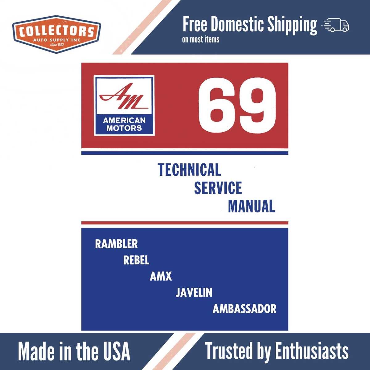 Service Manual for 1969 AMC