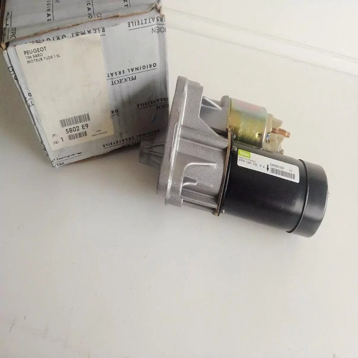 Starter Motor fits Peugeot 106 306 Citroen AX Saxo Xsara ZX 5802E9 Genuine