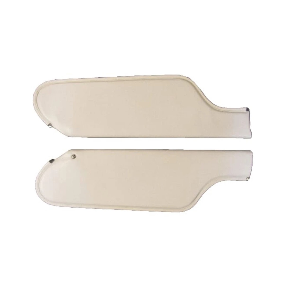 Sun Visor for 1971-1975 Pontiac Grandville 2 Door Convertible CardboardFiberboard Madrid Black Madrid Vinyl 2 Piece