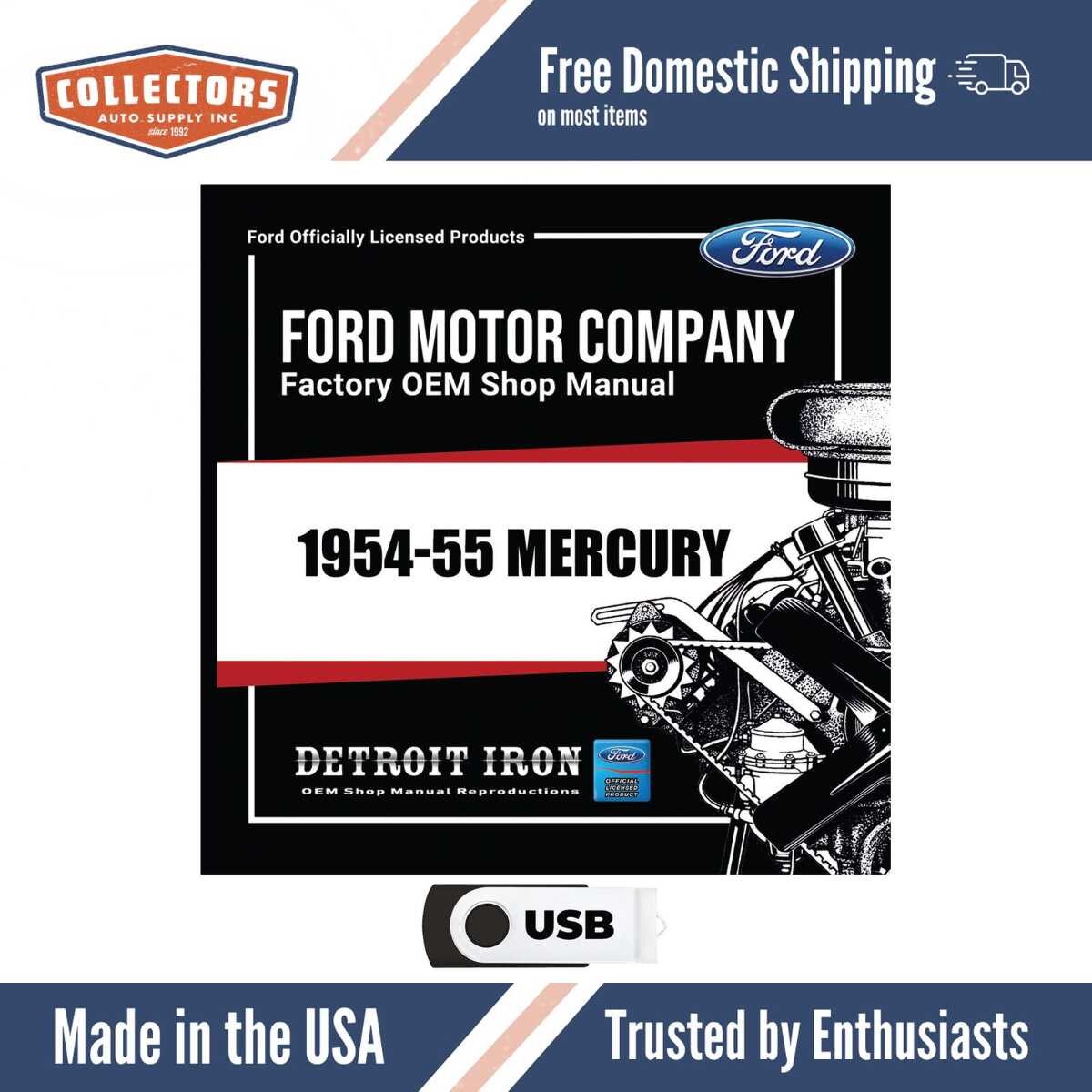 Digital Shop Manual and Resources for 1954-1955 Mercury