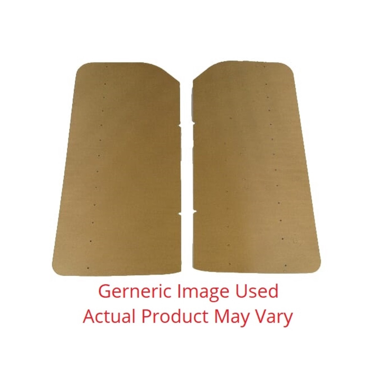 Interior Side Panel Backer Board for 59-62 Studebaker Lark 2DR Hardtop Rear 2pc