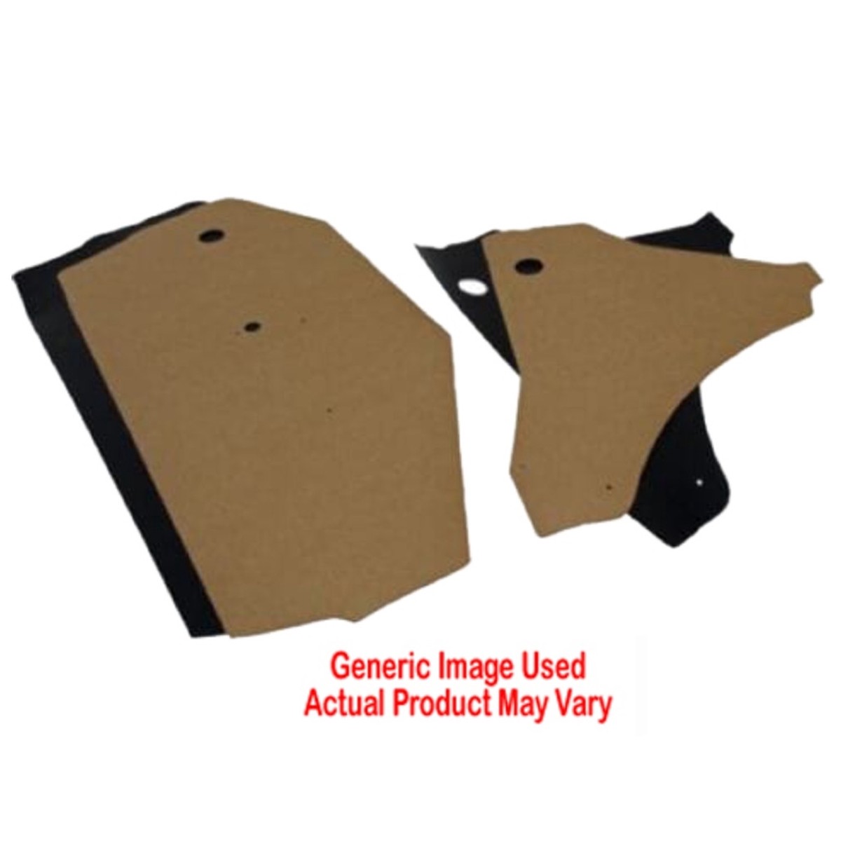 Water Shield Vapor Barrier 4 Piece for 1967-68 Pontiac Firebird Mylar Door Panel