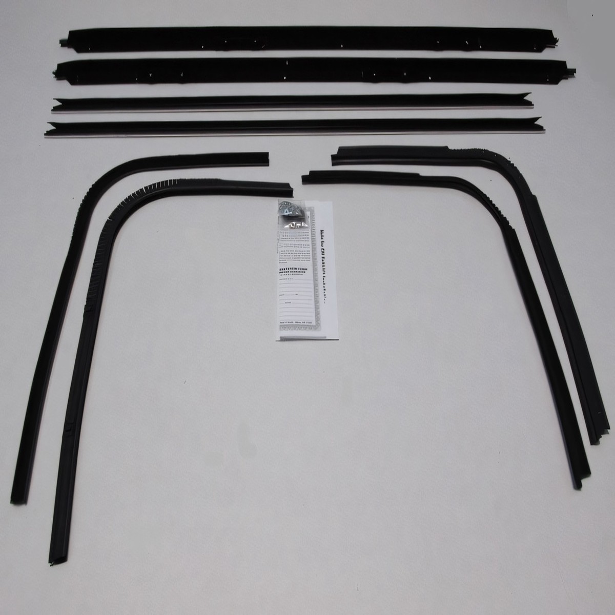 Window Sweeps for Chevrolet Impala 1971-1976 2Dr Custom Coupe Authentic 8pcs
