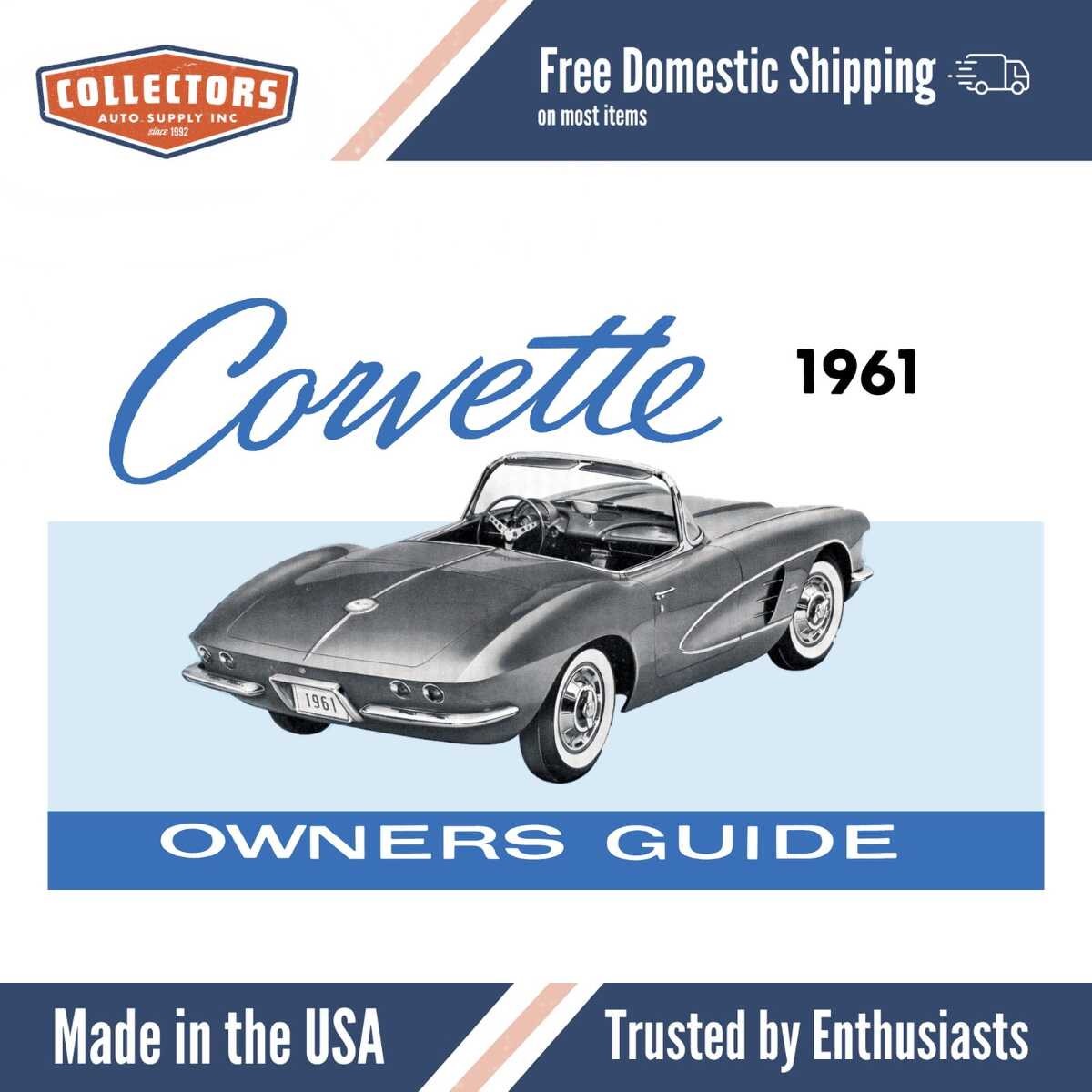1961 Corvette Owners Manual