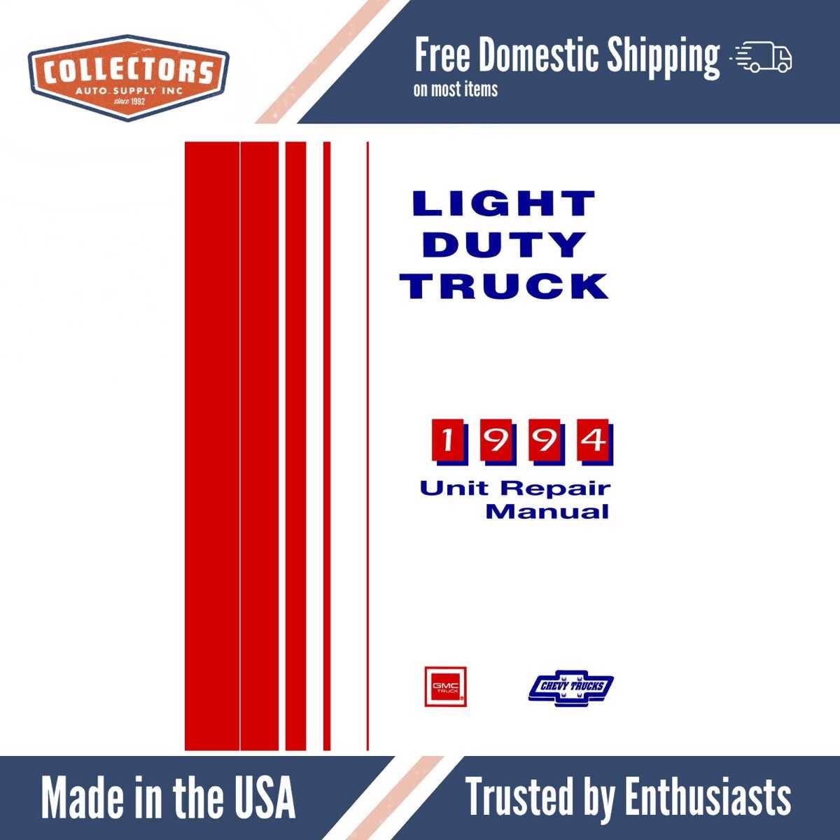 Service Manual for 1994 Chevrolet GMC Light Duty Truck