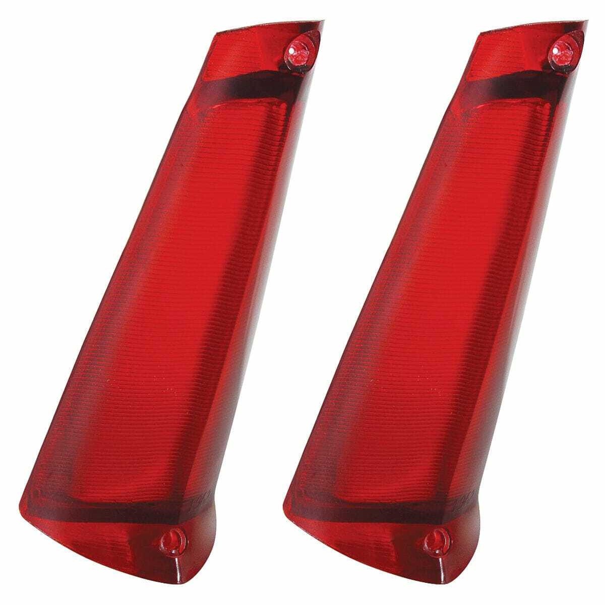 Tail Fin Lamp Lens for 1962 Calais DeVille Eldorado Fleetwood Series 62 65 Pair