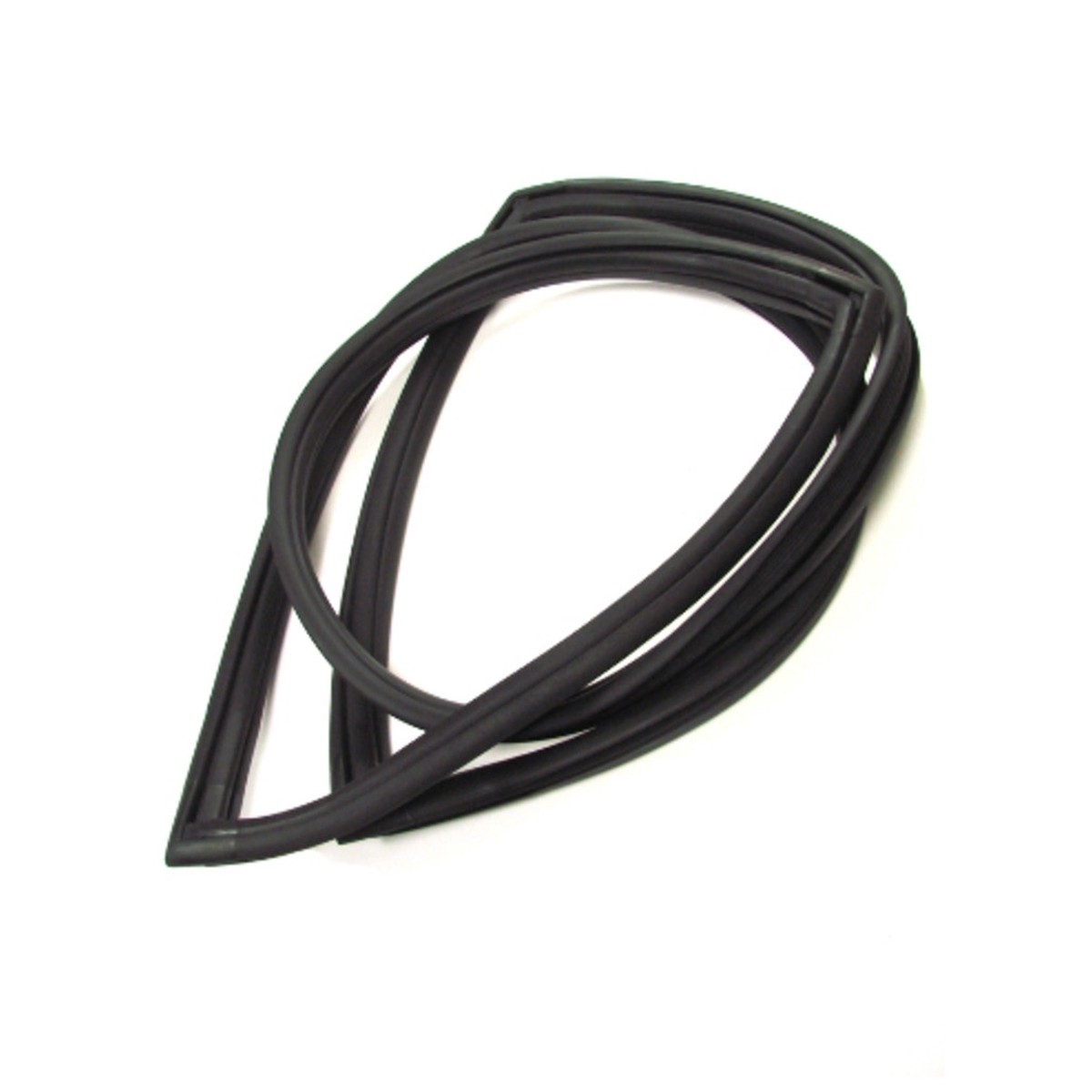 Windshield Rubber Weatherstrip Seal w Trim Groove for 1964-66 American Motors