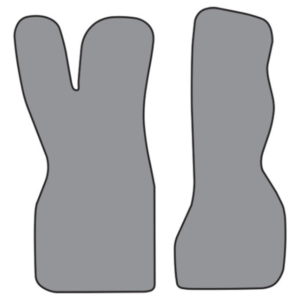 Floor Mats for 1974 Chevrolet G10 Van 2Pc