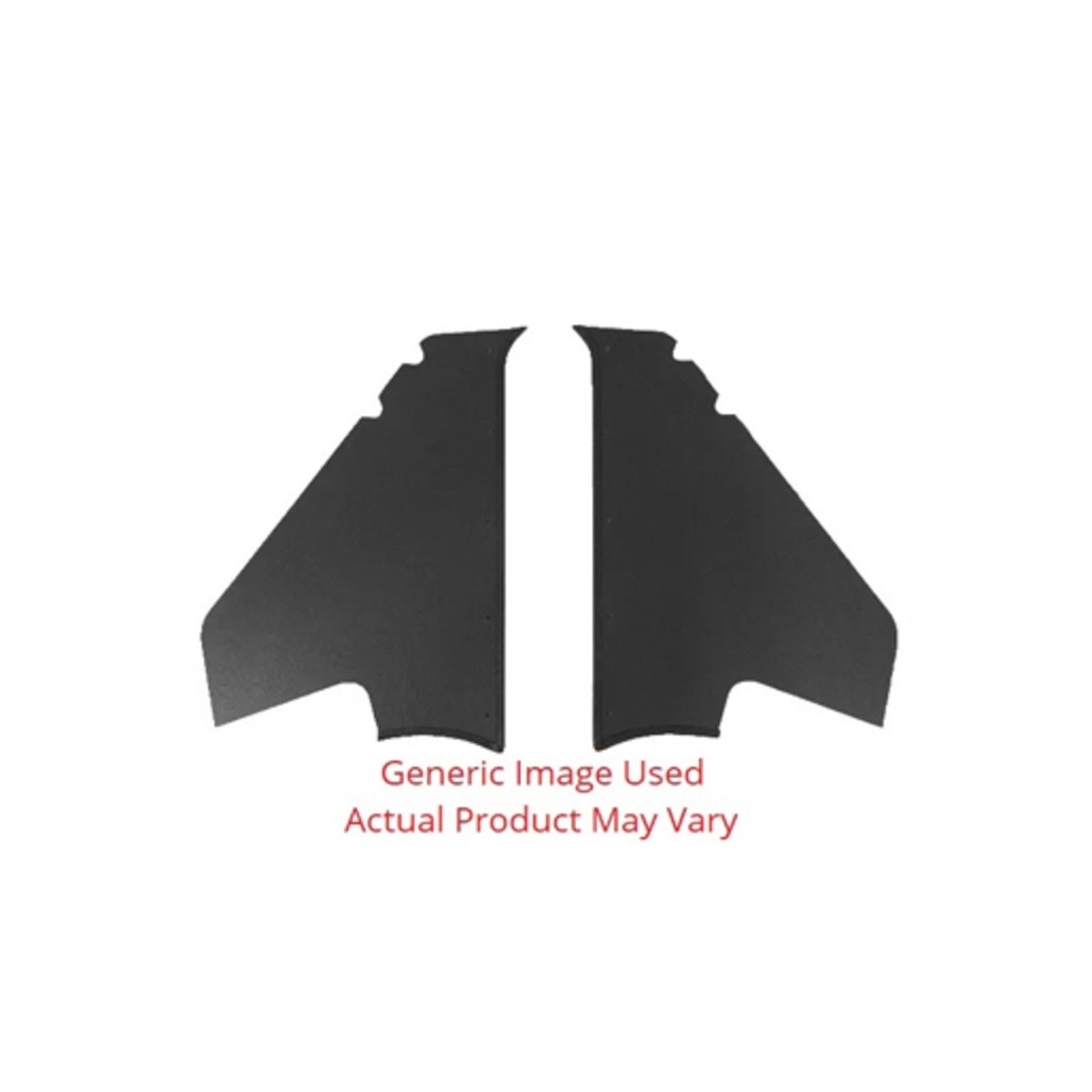 Kick Panel Board for 1948-1950 Packard Multiple Models Standard Black Painted (Color Options In Photo)