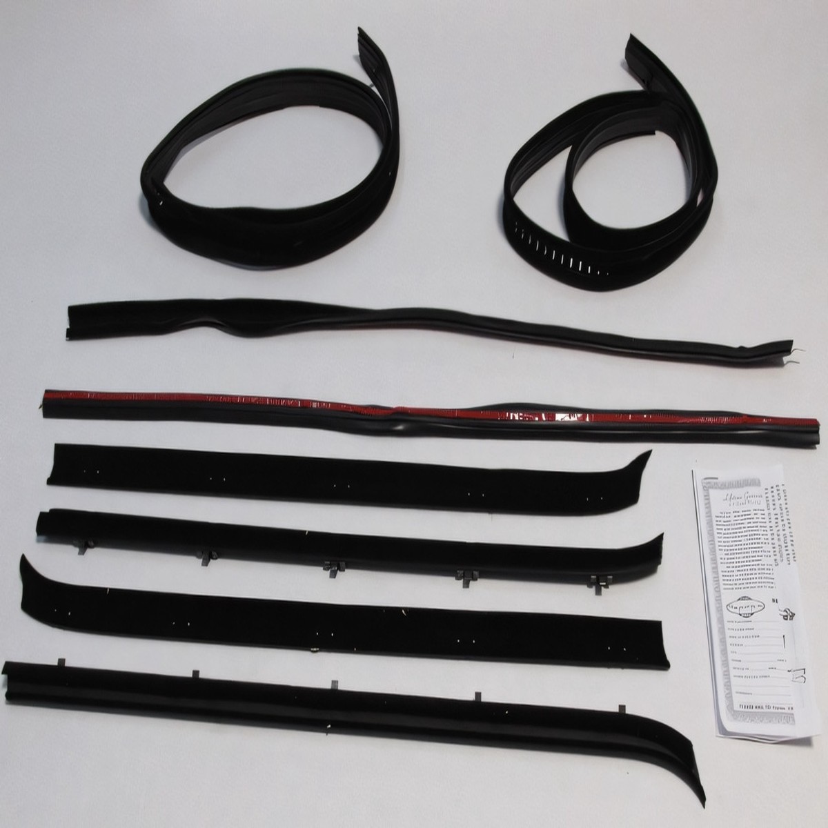 Window Sweeps Felt Kit for 1973-1980 Chevrolet GMC Truck 2 Door Pick Up