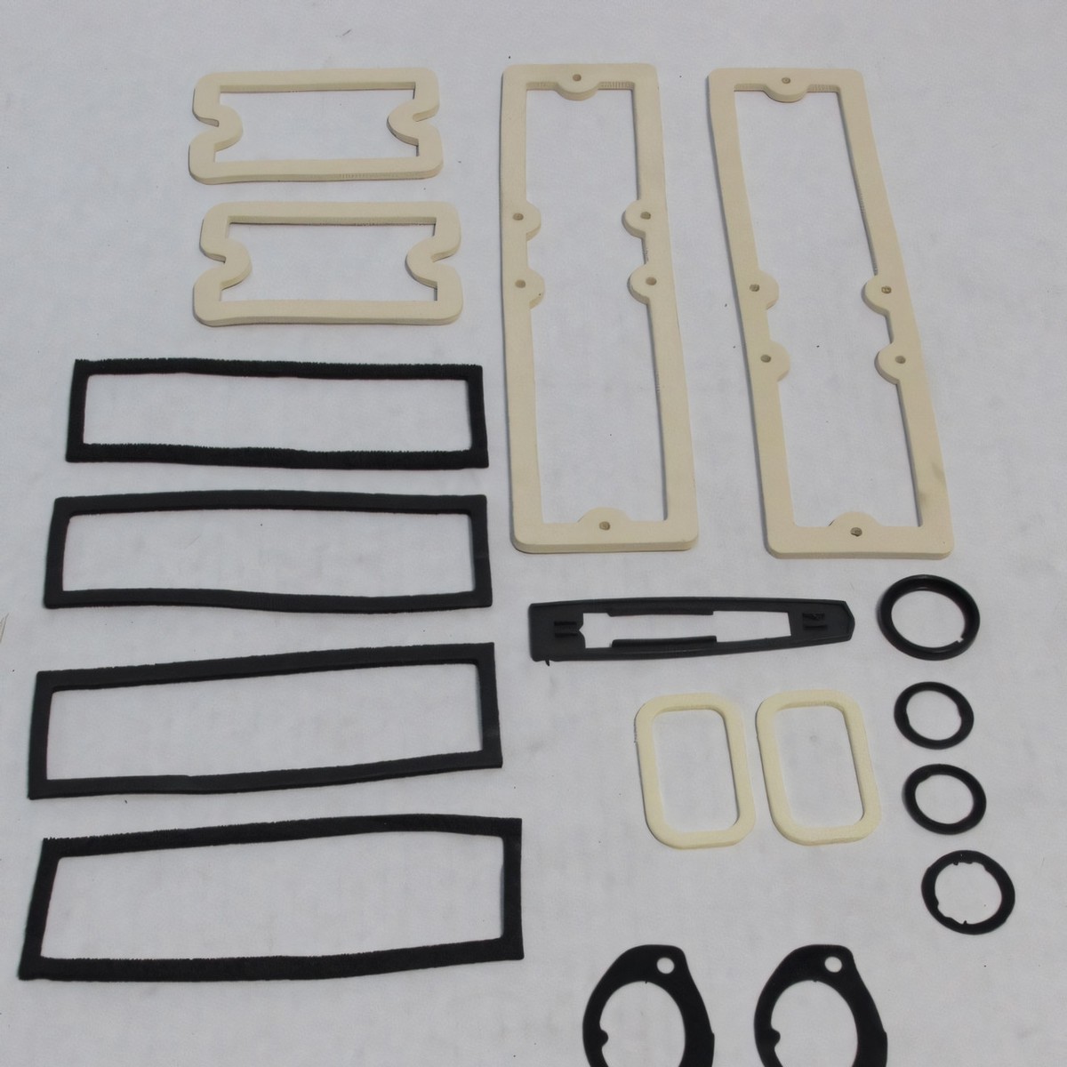 Body Gasket Kit Weatherstrip Seal for 1971-1972 Chevrolet Nova 24-Door Black