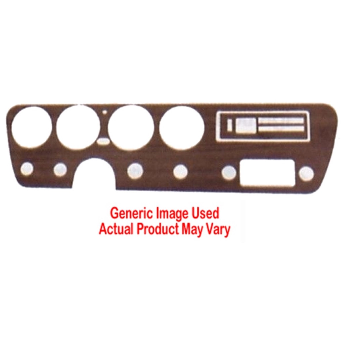 Dash Cover Insert Trim for 1970 Dodge Challenger Vinyl Standard Front 2 pieces