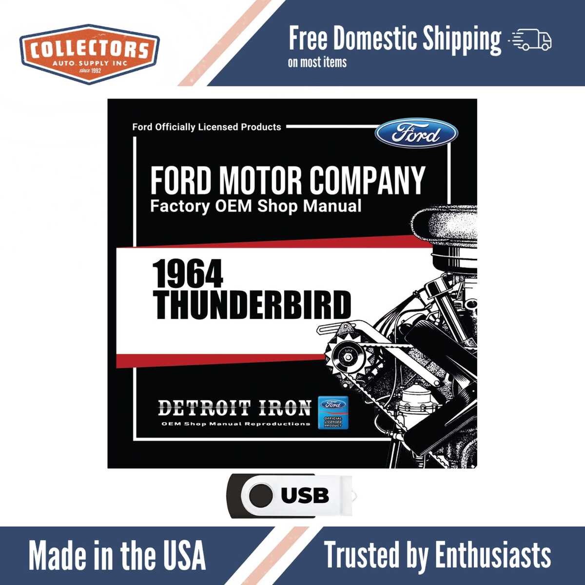 Digital Shop Manual and Resources for 1964 Thunderbird