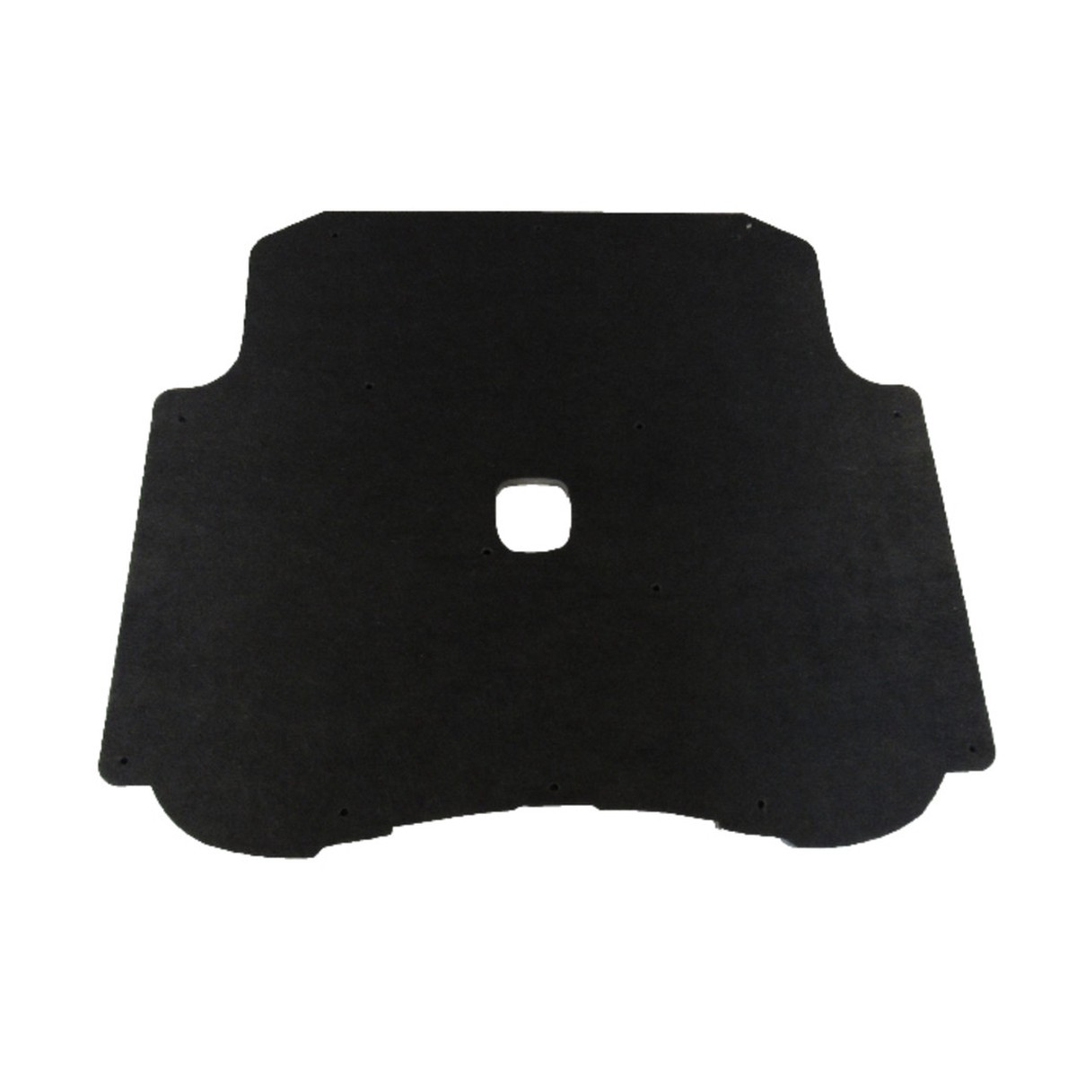 Hood Insulation Pad for 1982-1987 Lincoln Continental 12wo Clips GrayBlack 1