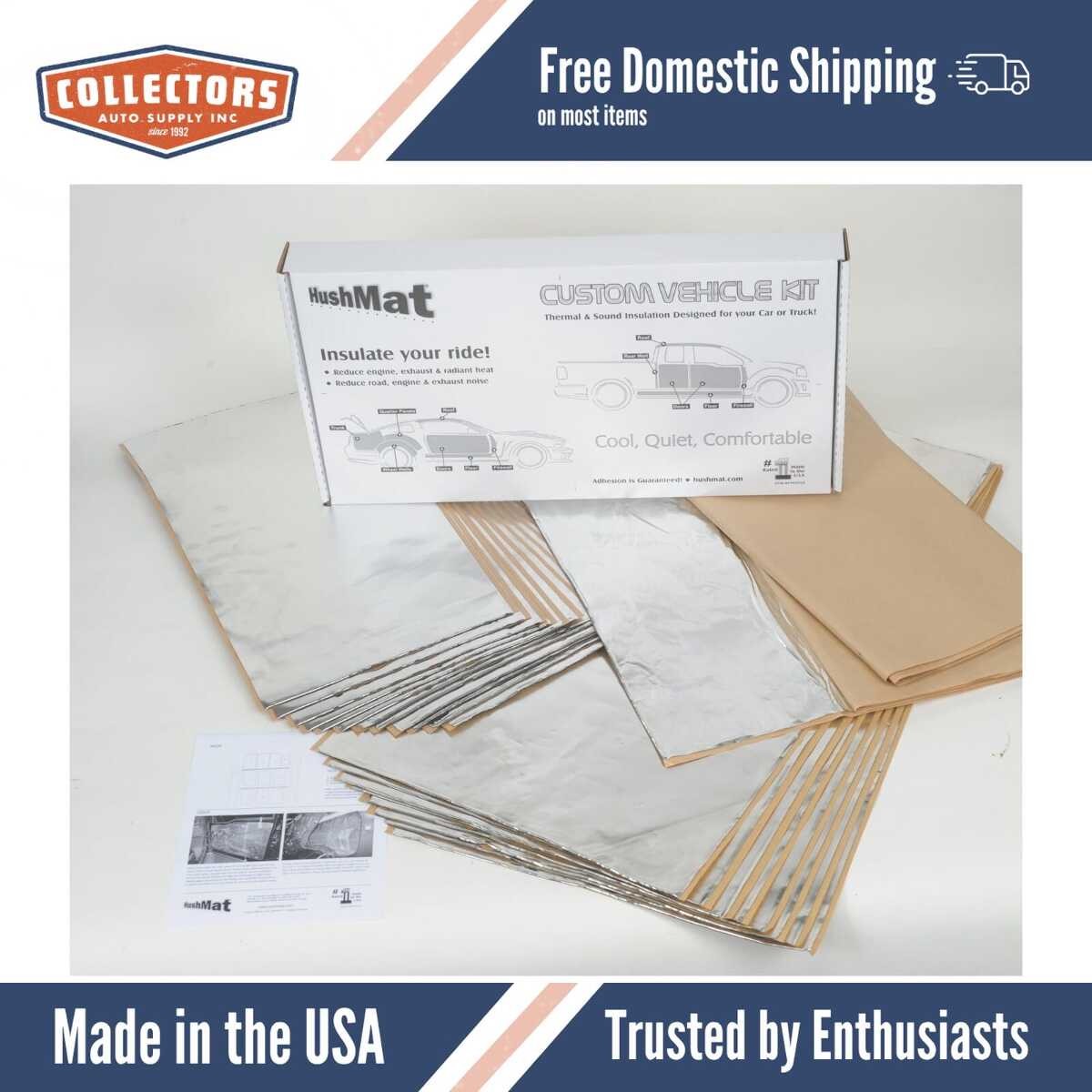 Sound Deadener Complete Vehicle Insulation Kit for 1962-1967 AC