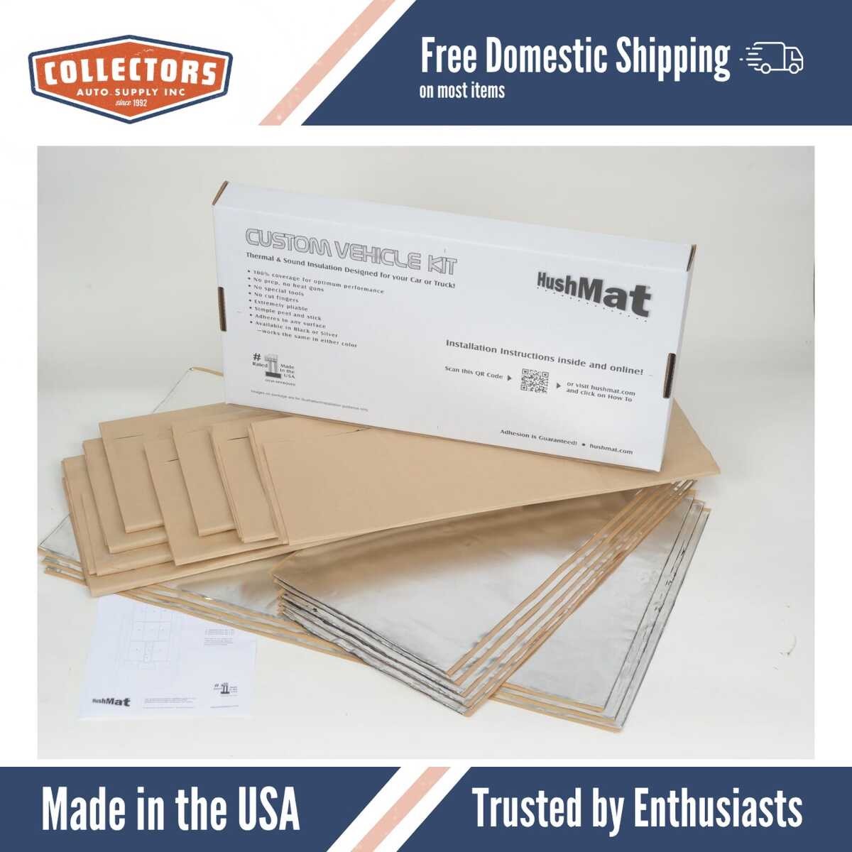 Sound Deadener Complete Vehicle Insulation Kit for 1966-1970 Ford 69766