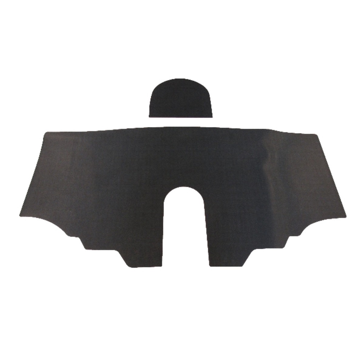Trunk Floor Mat Cover for 1973 Pontiac Grand Ville 2 Door 4 Door Green Gray 2pc