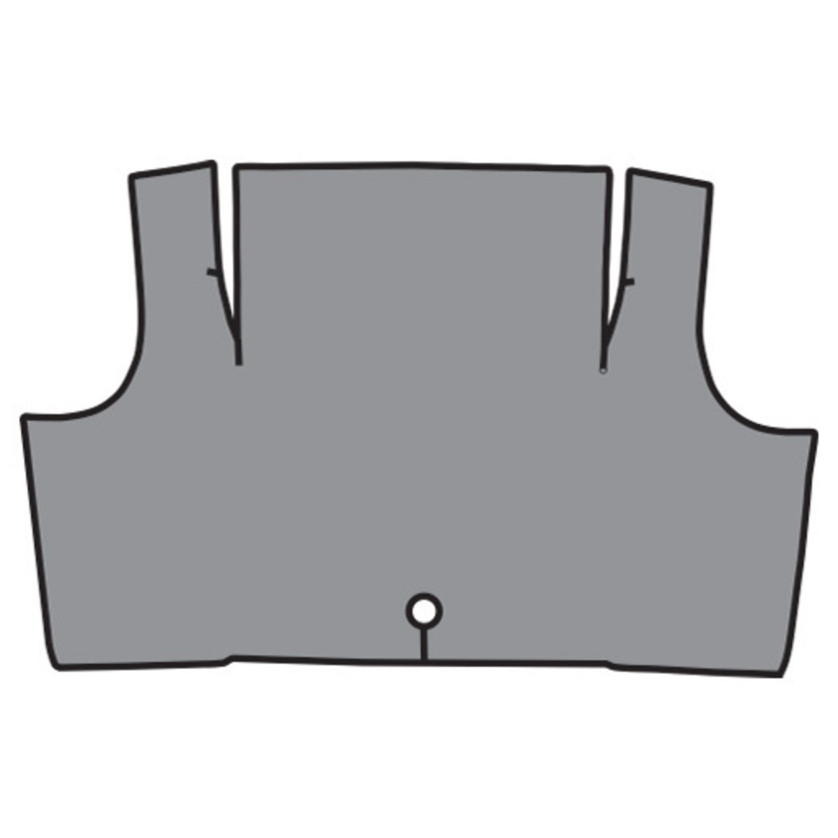 Trunk Mat for 1967-1968 Mercury Cougar Coupe Die Cut TM Vinyl Complete 1Pc