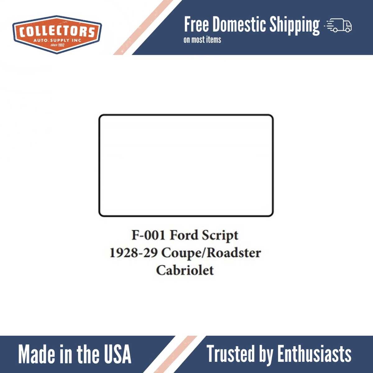 Trunk Rubber Floor Mat Cover for 1928-1929 Ford Cabriolet