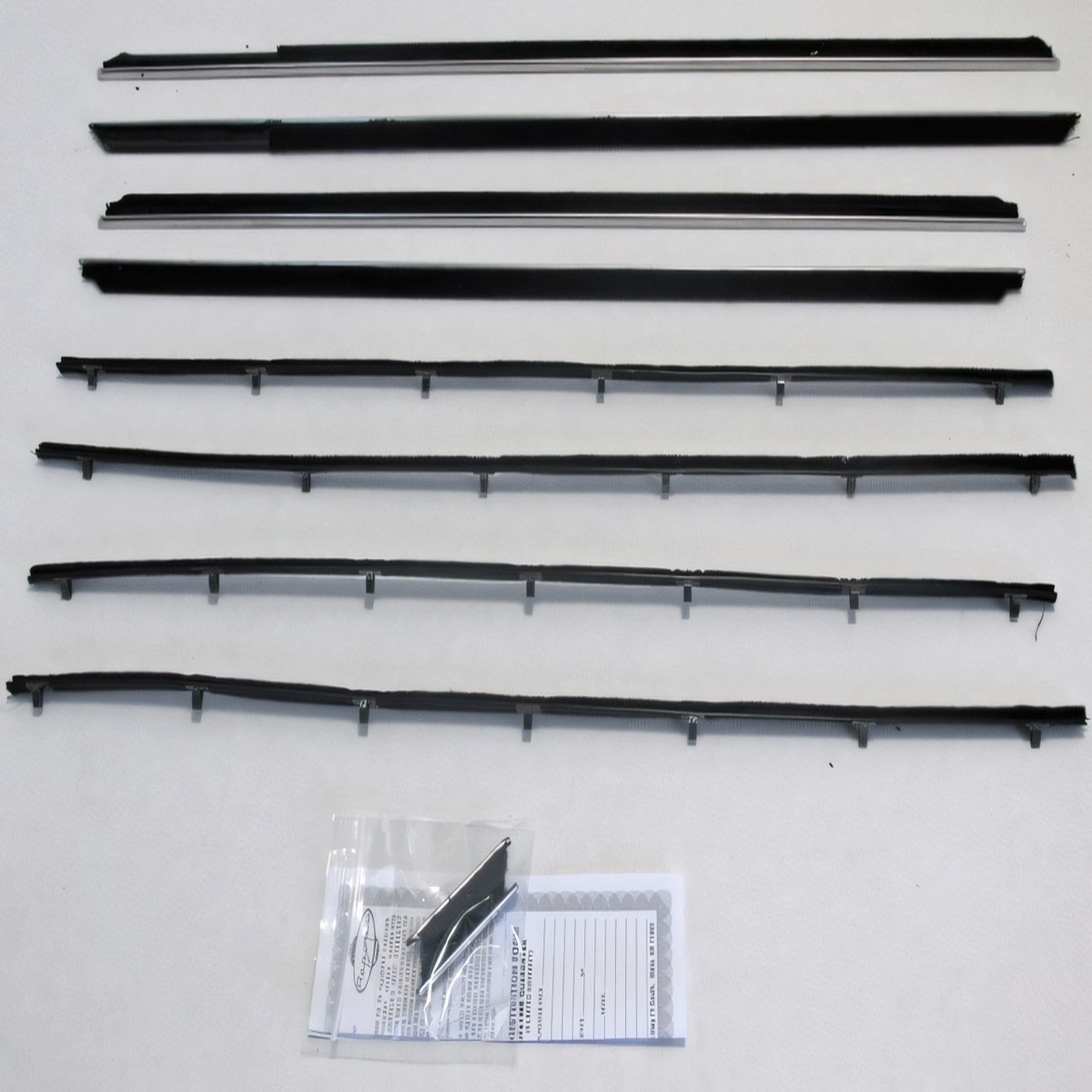 Window Sweeps for 1964 Plymouth Barracuda Belvedere Fury Hardtop OEM USA Made