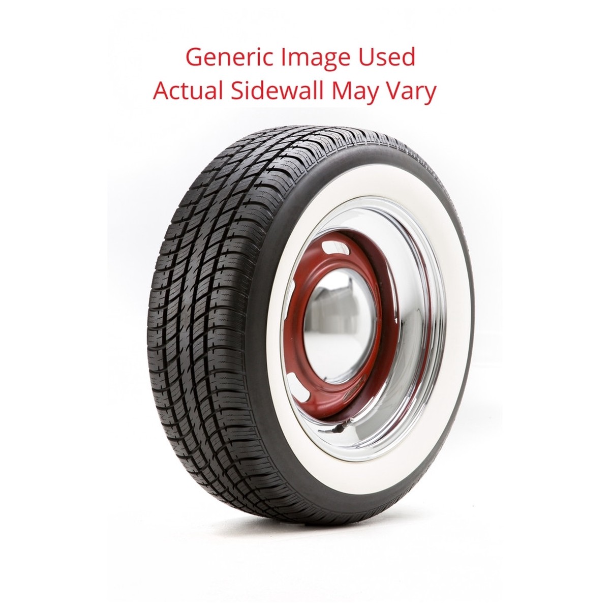 22560R18 TP Touring Uniroyal Tire With 225 White Wall - Modified Sidewall 1 T