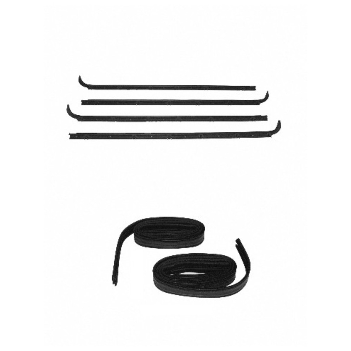 Belt Weatherstrip Channel Kit LH RH for 1983-1988 Ford Bronco II Ranger