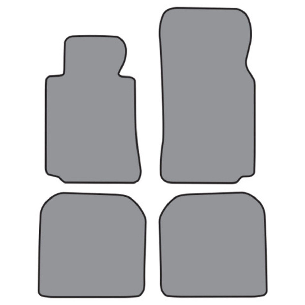 Floor Mats for 1995-2001 BMW 750iL Molded Cutpile Complete 4Pc