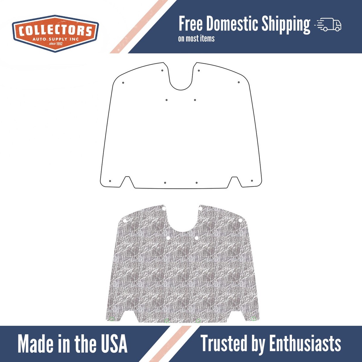 Under Trunk Lid Cover for 1956-1960 Chevrolet Corvette