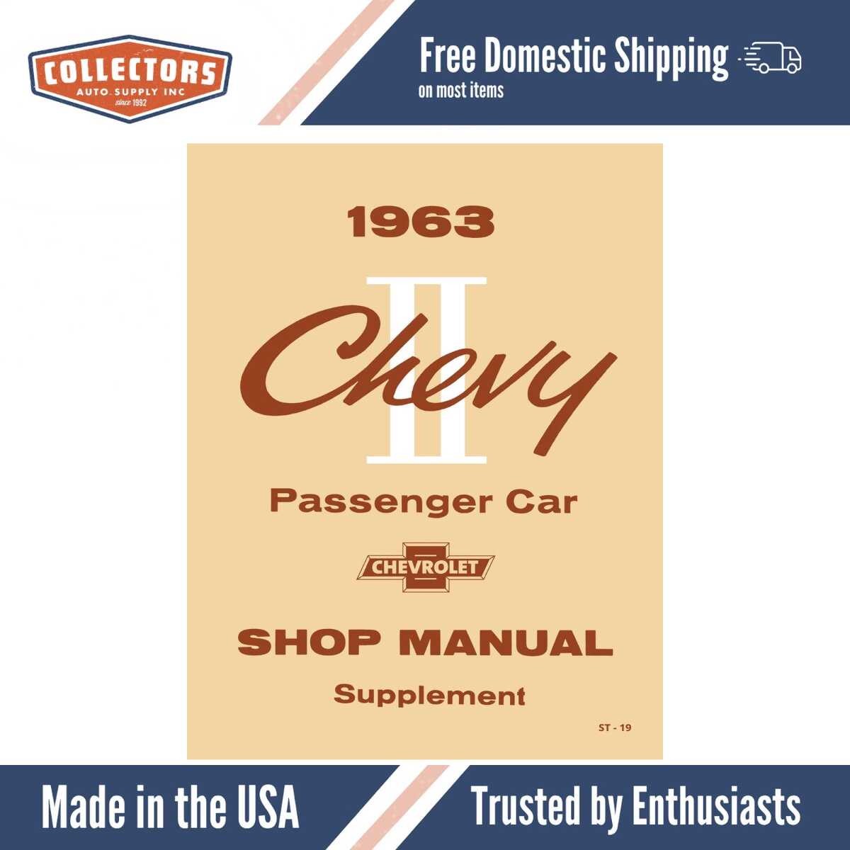 1963 Chevy II Shop Manual Supplement to 1962 Chevy II Shop Manual