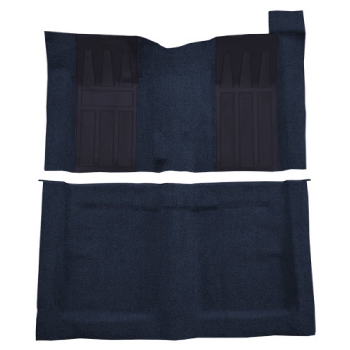 Carpet for 1969-1970 Ford Ranchero GT 4spd with 2 Dark Blue Inserts Loop