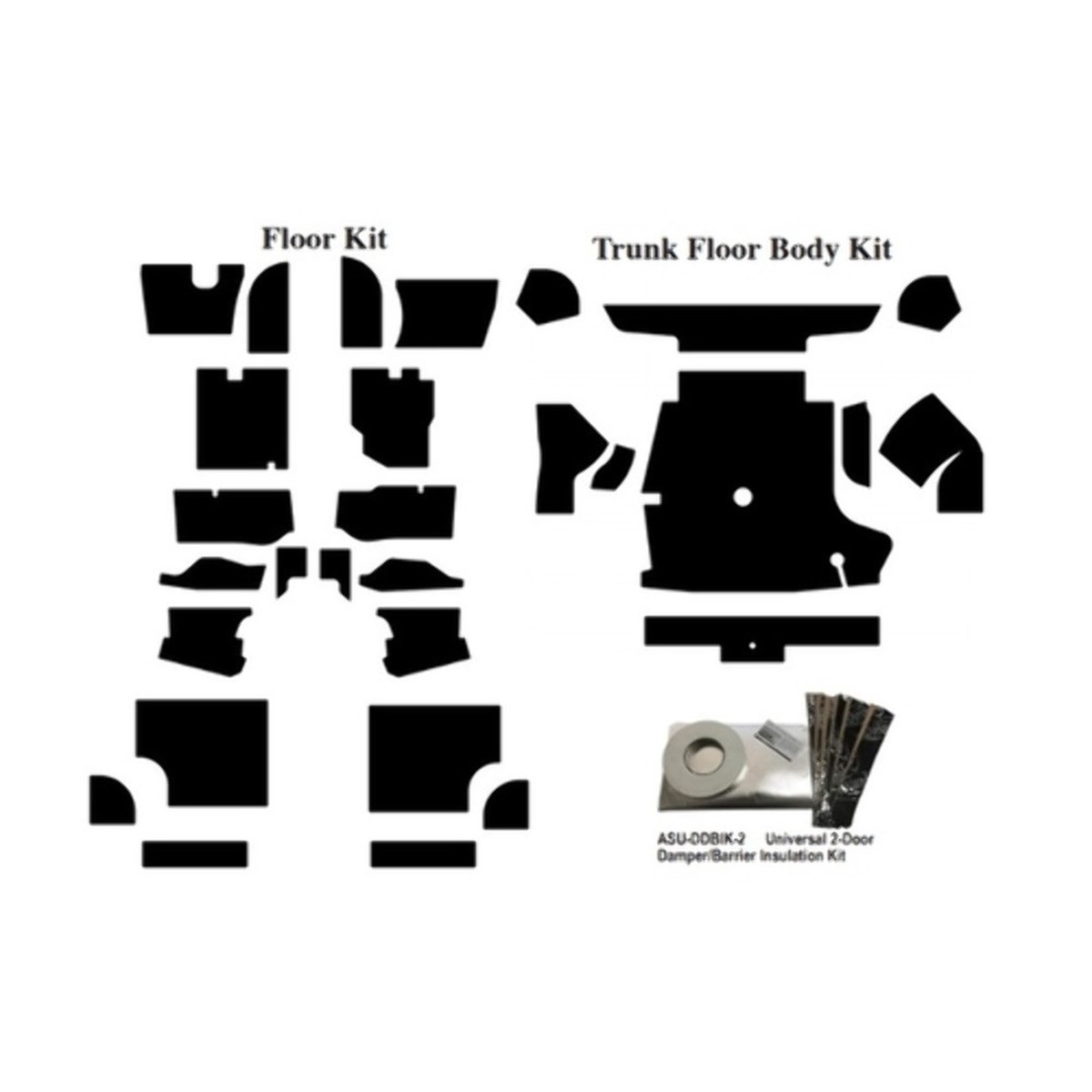 Complete Interior Insulation Kit for 2002-2009 Nissan 350Z