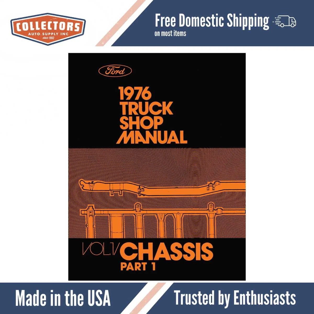 Service Manual for 1976 Ford Truck (5 Vol)