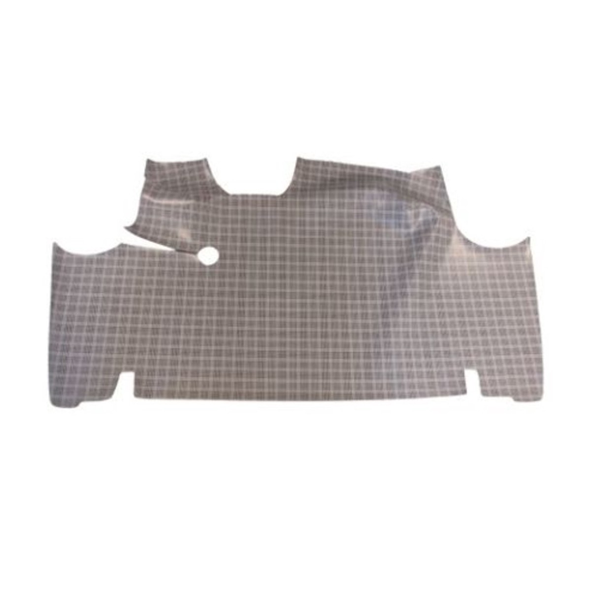 Trunk Floor Mat Cover for 1966-1970 Ford Falcon 2-Door Hardtop Rubber Small Plaid