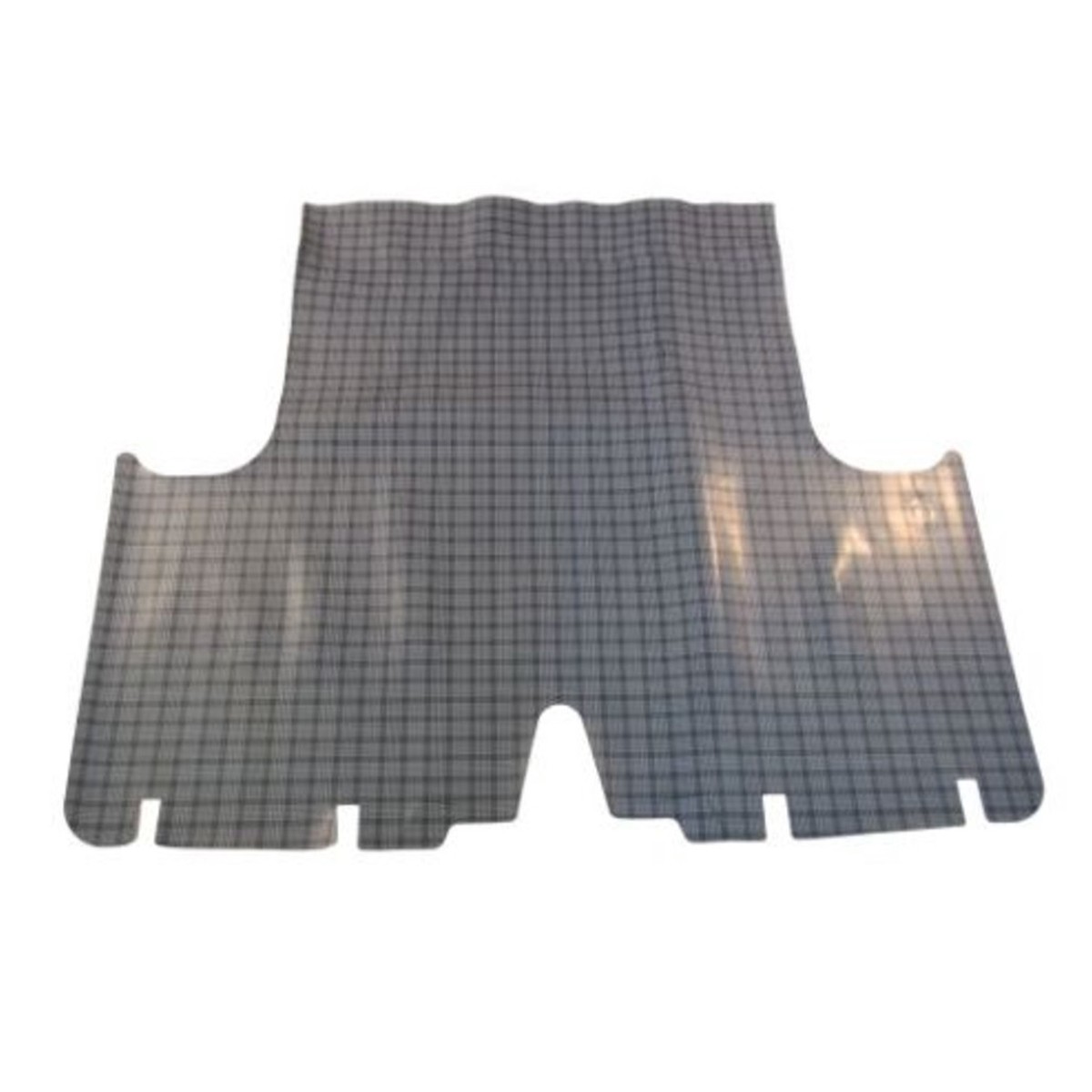 Trunk Floor Mat Cover for 1964 Plymouth Fury Sport Fury 2-Door Convertible Rubber Gray Herringbone