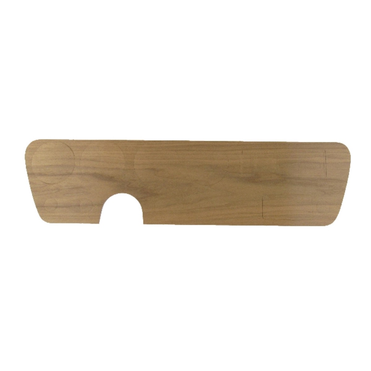 Dash Cover Insert Trim for 1966 Pontiac GTO Walnut Wood Veneer Standard Front