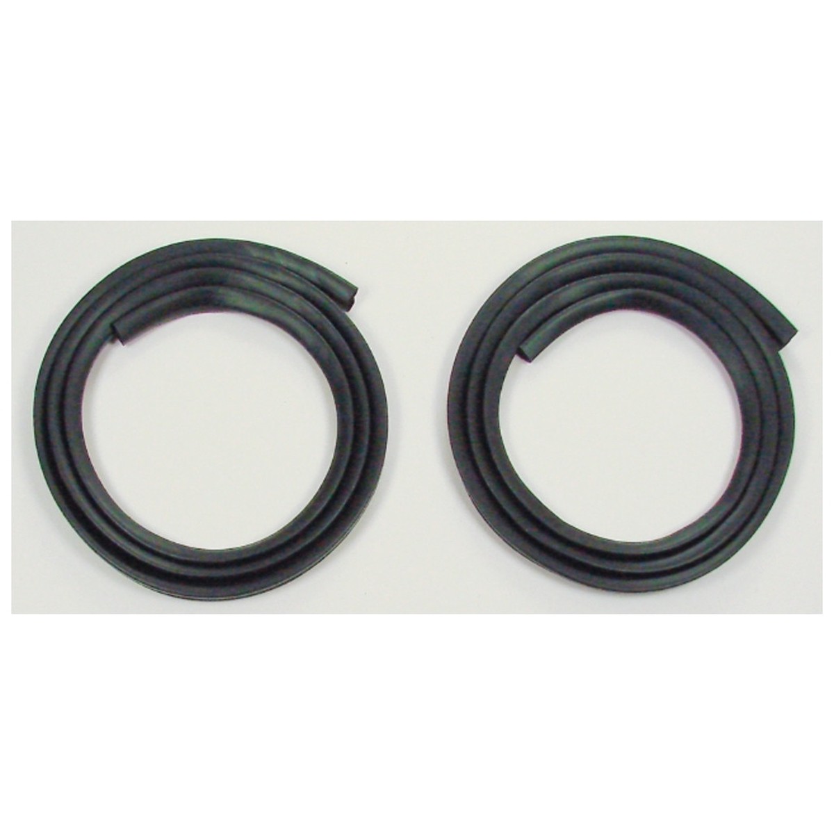 Door Rubber Weatherstrip Seal Left and Right Hand 2pc for 1967-72 Ford F-Serie