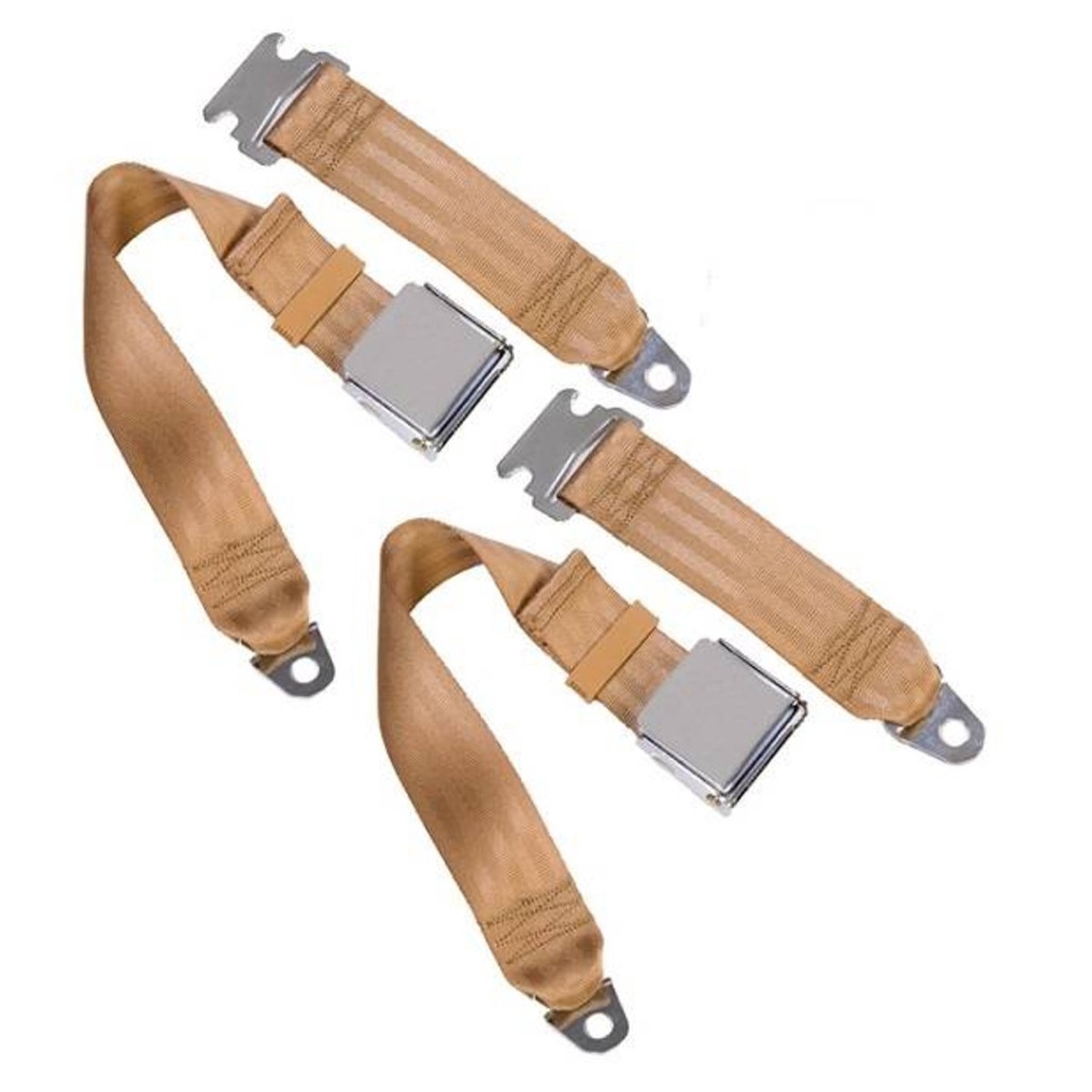 Seat Belt for Mercedes 250 S Rear Left Right 2pt Non Retractor Lap Belts 67