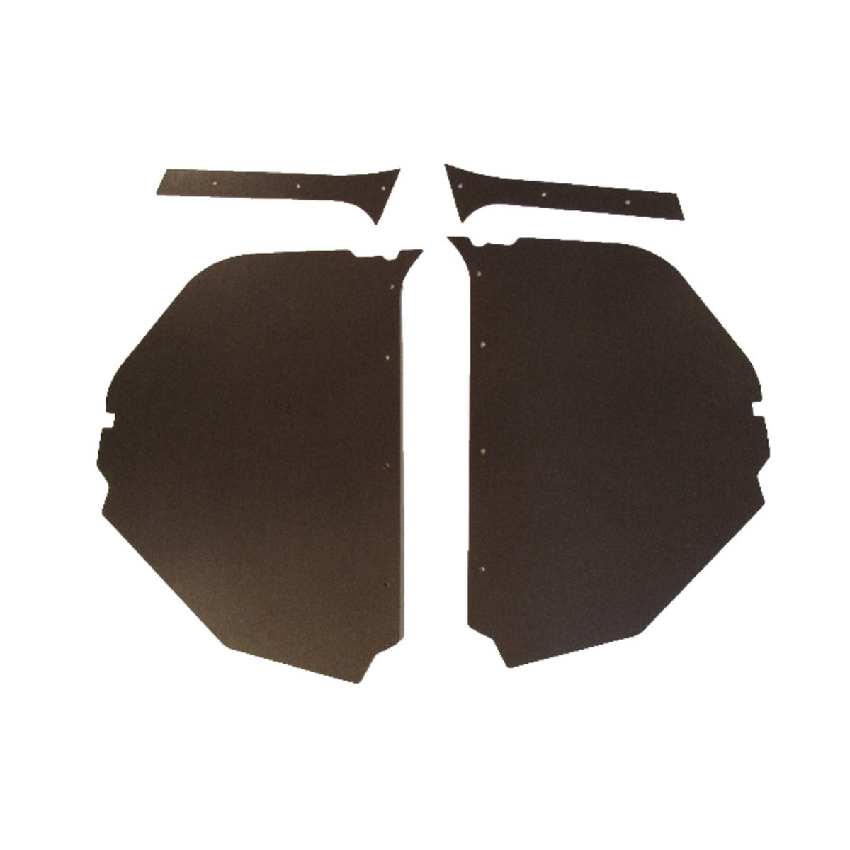 Kick Panel Board for 1958-1960 AMC Rambler American Standard Black Painted (Color Options In Photo)