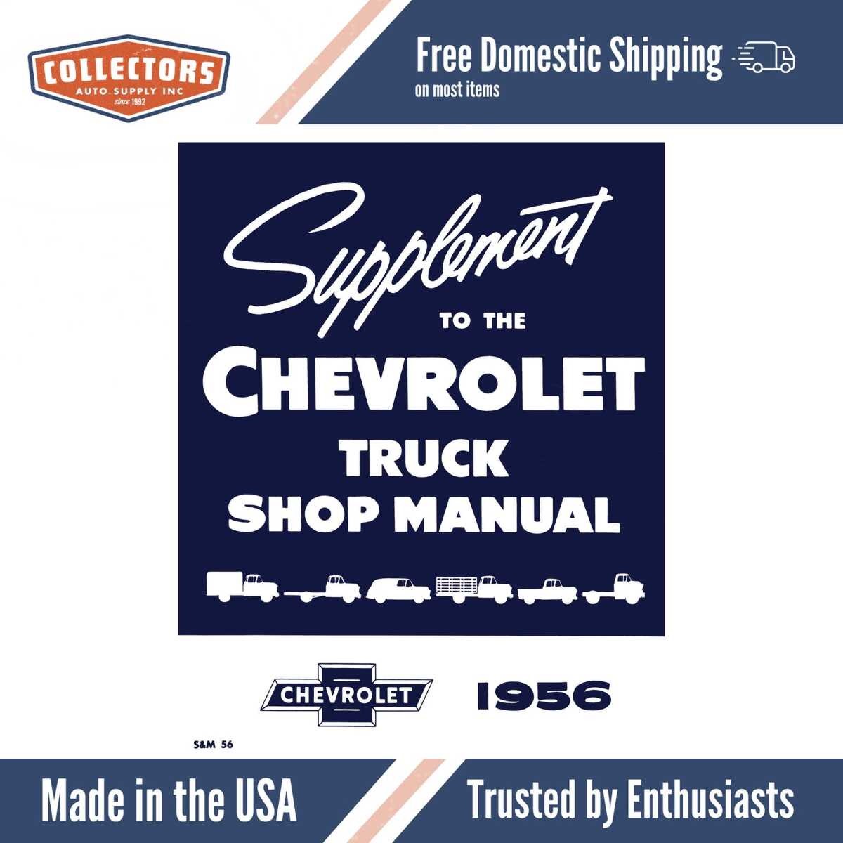 Service Manual for 1956 Chevy Truck 2nd Series