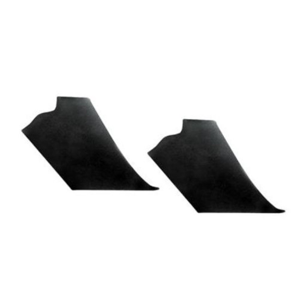 Interior Trim Sail Panels for 1964-1967 Chevrolet El Camino 2 Door Coupe CardboardFiberboard Ribbed Black Ribbed Vinyl